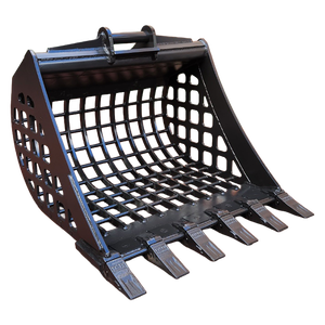 Godet de criblage pour excavatrice, godet de criblage robuste pour le criblage du sol et le tri des débris - Product Image 2