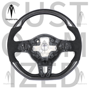 Volant sport en fibre de carbone pour Volkswagen 2010-2014 GTI/GTR Mk6 R-LINE <span class=keywords><strong>GOLF</strong></span> 6 <span class=keywords><strong>GTD</strong></span>/GTS/GLE/GLI - Couleur personnalisable - Product Image 2