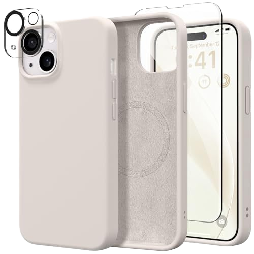 Magnetic Real True Liquid Fashion Shockproof Silicone Phone Case for iPhone 16 15 14 13 12 11 Pro Max Free Mobile Phone Case