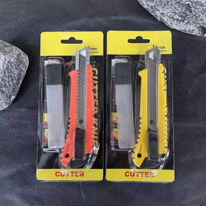 18 मिमी कार्बन स्टील ब्लेड के साथ ऑटो लॉक उपयोगिता कटर चाकू - Product Image 4