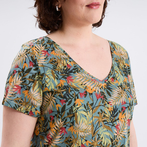 Camiseta Casual de Manga Corta para Mujer, Talla Grande, con Tela de Satén Premium, Transpirable y de Secado Rápido, Corte Holgado - Product Image 5