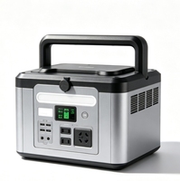 Générateur solaire portable 800W, station d'alimentation rechargeable avec chargeur sans fil pour camping-car, voyages et camping