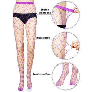 Denim <strong>Pants</strong> Sexy <strong>Fishnets</strong> Stockings Hollow Out Sexy Women Thin-high Tights Mesh Compression <strong>Fishnet</strong> Leggings Stockings - Product Image 4