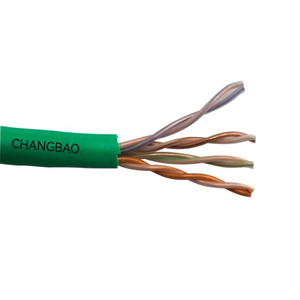 สายเคเบิลเครือข่าย LAN ชนิด CHANGBAO PASS TEST UTP 4 คู่ ทองแดงเปลือย CMP PVC ETL CMP FT6 ทนไฟ CAT5E CAT6 PLENUM - Product Image 1