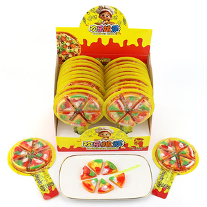 <span class=keywords><strong>Halal</strong></span> <span class=keywords><strong>Pizza</strong></span>-Fudge Große <span class=keywords><strong>Pizza</strong></span>-förmige Fruchtgummi-Bonbons - Product Image 2