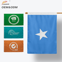 Drapeau somalien Bolisi en polyester 100% résistant aux UV, tailles personnalisées 20*30cm, 90*150cm, 30*45cm, 3x5 pieds, vente en gros