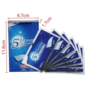 Strumenti di sbiancamento dentale etichetta privata 28 pezzi 14 sacchetti Non perossido denti bagnati strisce sbiancanti - Product Image 4