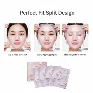 Masque facial en gel de <span class=keywords><strong>collagène</strong></span> PDRN, masque en feuille pour le visage à l'ADN de saumon, réparation, apaisement, éclaircissement, soin de la peau - Product Image 6