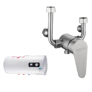 304 Stainless Steel Electric Water <b>Heater</b> Mixing Valve U-Shaped Shower Head Hot Cold Universal - Product Image 3