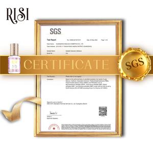Pegamento adhesivo para extensión de pestañas <span class=keywords><strong>RISI</strong></span> Korea Super Plus logotipo personalizado 5ml pegamento para extensión de pestañas de secado rápido - Product Image 1