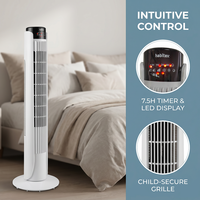 Ventilateur tour sans pales sur pied de 36 pouces, prix usine CE, télécommande, pour maison et bureau, grille de sécurité enfant