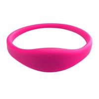 Distributeur de dragonne RFID en silicone étanche 125KHz personnalisé Étiquette de bracelet en gel avec interface de communication NFC