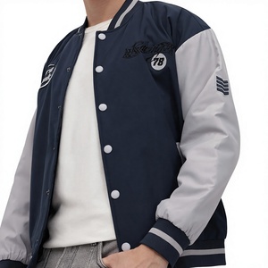 Blouson universitaire d'hiver haut de gamme à col montant, design personnalisé, élégant, chaud, durable, vêtement d'extérieur pour équipes universitaires, mode moderne, imperméable - Product Image 1