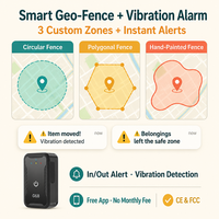 G68 Le plus petit traceur GPS 4G étanche Longue autonomie APP Surveillance d'activité à distance en temps réel Mini dispositif de suivi GPS personnel