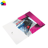 Carpeta Elástica de Cartón Blanco Tamaño A4/Carta con 3 Solapas, Laminada en PP, Ecológica, para Gestión de Documentos, Venta al Por Mayor, Mejor Precio