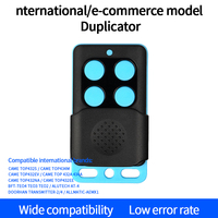 Télécommande multifréquence HFY TX35 en plastique avec arrêt automatique, code duplicable, portée de 30 m, double bouton 4 touches pour portes automatiques et voitures