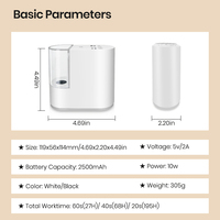 Diffuseur d'arômes de bureau OEM/ODM, diffuseur d'air parfumé, machine à LED colorée, portable, rechargeable par USB, sans eau, pour la maison