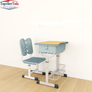 Chaise en métal durable pour l'éducation moderne, mobilier scolaire en gros, ensemble pour la lecture, les étudiants, les salles de classe, les halls et les bureaux - Product Image 2