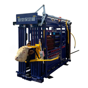 Cattle Hoof Trimming Chute Steel and Metal Farm Equipment for Cattle Automatic Livestock Squeeze Chute with Scale - Product Image 1