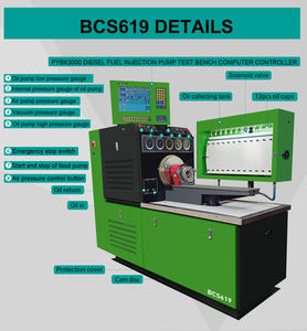 รถยนต์อิเล็กทรอนิกส์ BCS619 Discounting ที่มีคุณภาพสูงดีเซลปั๊มฉีดน้ำมันเชื้อเพลิงม้านั่งทดสอบยืนใช้ดีเซลทดสอบม้านั่งซ่อม - Product Image 6