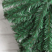 Dekorasi Dinding Natal Pabrik Berkualitas Tinggi, Hiasan Gantung Buatan, Ornamen Pintu Bentuk Air Mata, Garland Swag Ramah Lingkungan