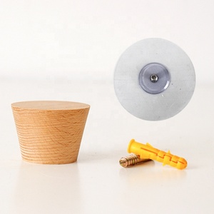<span class=keywords><strong>Naturel</strong></span> Mur Monté <span class=keywords><strong>En</strong></span> <span class=keywords><strong>Bois</strong></span> Massif Crochets Mur Cintre Patères - Product Image 1