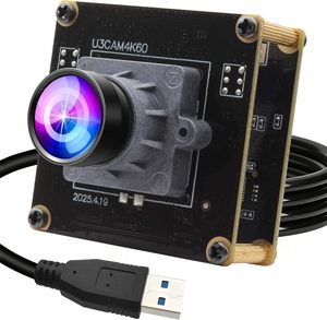 Módulo de Cámara USB ELP de Alta Velocidad 4K 60FPS IMX678 para Computadora, Gran Angular, Baja Distorsión, 100 Grados, Cámara Web UVC para Uso Industrial - Product Image 1