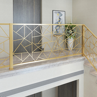 Rampe de balcon en alliage d'aluminium Rampe d'escalier Décoration Simple Moderne Appartement Durable Installation Facile Intérieur Extérieur 5