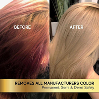Decolorante per Capelli Correttore di Colore Q8 K-up Rimuovi Colore per Capelli Elimina Tinte Rosse e Nere Senza Danneggiare i Capelli