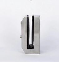 Support de fixation pour balcon en acier inoxydable, mini-attaches latérales pour balustrades en verre