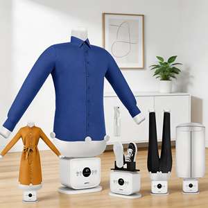 Machine <span class=keywords><strong>à</strong></span> repasser humanoïde intelligente, sécheuse entièrement automatisée, pliable, sécheuse <span class=keywords><strong>à</strong></span> air électrique ventilée pour la maison et l'hôtel - Product Image 2