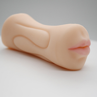 Produit phare : Poupée de masturbation manuelle en silicone pour hommes, avec poitrine volumineuse couleur chair, et Godet de masturbation masculin (type 'Airplane Cup')