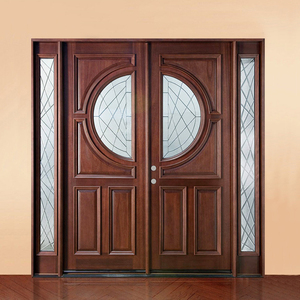 Casa de Campo con diseño de puertas de madera maciza, <span class=keywords><strong>hoja</strong></span> <span class=keywords><strong>doble</strong></span> de <span class=keywords><strong>cedro</strong></span>, para exterior, precio más barato - Product Image 4