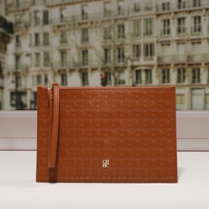 Chhc 2024 saco de embreagem clássico grande capacidade Envelope autêntico saco feminino com carteira curta de fechamento do zíper - Product Image 3