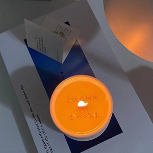 2024 New Custom Aromatic Soy Wax Ceramic Jar Creative Private Label Hidden <strong>Secret</strong> Message Scented <strong>Candle</strong> - Product Image 6