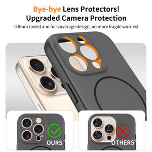 <span class=keywords><strong>Coque</strong></span> de protection robuste antichoc en TPU et PC avec protection d'objectif magnétique pour iPhone 17 16 Pro Max – Vente en gros - Product Image 3