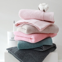 Nouveau modèle Serviette personnelle absorbante douce de haute qualité Ensembles d'essuie-mains doux en coton biologique pour hôtels