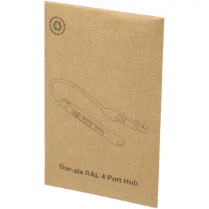 Hub USB Alkaid de aluminio reciclado, dispositivos ecológicos - Product Image 2