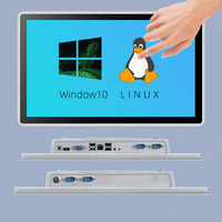 Computadora Todo en Uno Industrial con Panel PC y Pantalla Táctil Capacitiva, Android y Win11, para Montaje en Pared