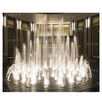 Sistema de fuente de baile comercial profesional RGB LED Light Show Uso en exteriores de acero inoxidable Proyecto llave en mano directo de fábrica