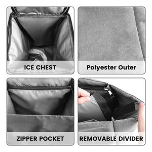 Organisateur de glacières pour sacs Bogg X Large, accessoires d'origine, glacière avec plateau de séparation, glacière portable étanche avec fermeture éclair - Product Image 2