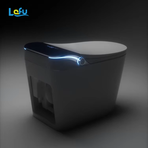 Inodoro inteligente de cerámica, artículos sanitarios automáticos modernos, tanque de agua oculto, inodoros inteligentes - Product Image 6