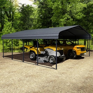 Abri <span class=keywords><strong>de</strong></span> voiture et <span class=keywords><strong>de</strong></span> camping-car portable en acier robuste moderne 20x20, garage pour voiture, revêtement en poudre - Product Image 5