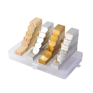 Blocs de densité de physique génériques, 24 pièces, outil pédagogique pour laboratoire scientifique en classe, pour les écoles, les élèves, blocs rectangulaires multi-matériaux - Product Image 3