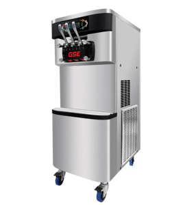 Circle Design Softy Commercial Soft Serve Ice Cream Maker Gran capacidad 20-28L/H Leche y agua Compatible 2200W - Product Image 1