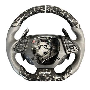 <span class=keywords><strong>Volante</strong></span> <span class=keywords><strong>Deportivo</strong></span> Personalizado para <span class=keywords><strong>Chevy</strong></span> Chevrolet Camaro 2016-2023 <span class=keywords><strong>Volante</strong></span> de Fibra de Carbono Real - Product Image 1
