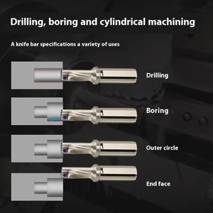 Único Borda <span class=keywords><strong>U</strong></span> Broca Inserir XCMT/QCMT 040104/050204/060204/070304/08/10 Fast Feed TCAP para Brocas Violentas Multiuso - Product Image 5