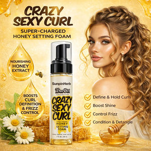 Espuma Fijadora de Rizos Super Charged Honey, Fijación Fuerte para Cabello Rizado, Ondulado y Enrollado, Hidratante, Control sin Residuos, Acabado Definido - Product Image 5