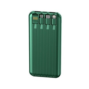 Hot-Selling Custom Logo Portable LED 10000 Mah Power Bank With 4 Built-in Cable and Wireless Charger - Product Image 5