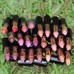 HEYUE OEM lujo Etiqueta Privada vegana venta al por mayor maquillaje crema pintalabios 24 colores pintalabios mate - Product Image 4